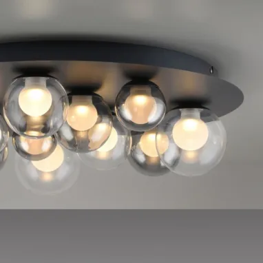 LED plafonska svetiljka PURE Popup siva CCT dimabilna PAUL NEUHAUS