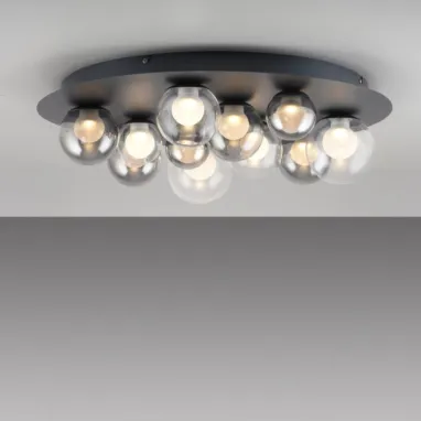 LED plafonska svetiljka PURE Popup siva CCT dimabilna PAUL NEUHAUS