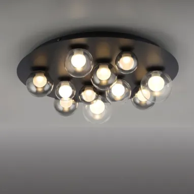 LED plafonska svetiljka PURE Popup siva CCT dimabilna PAUL NEUHAUS