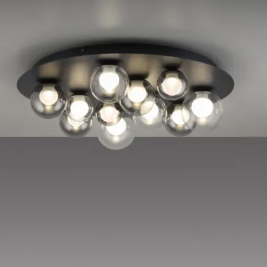 LED plafonska svetiljka PURE Popup siva CCT dimabilna PAUL NEUHAUS