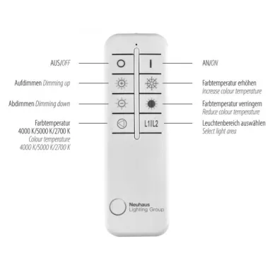 LED plafonska svetiljka okrugla dimabilna CCT sa daljinskim upravljačem JUST LIGHT
