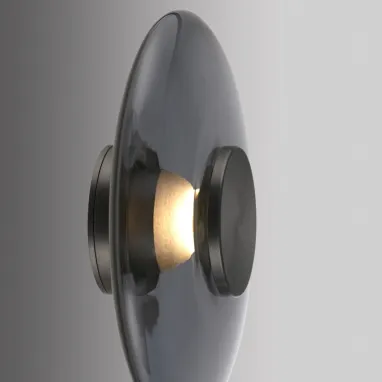 LED plafonska svetiljka PURE Vitrum siva dimabilna PAUL NEUHAUS