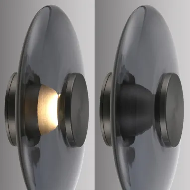 LED plafonska svetiljka PURE Vitrum siva dimabilna PAUL NEUHAUS