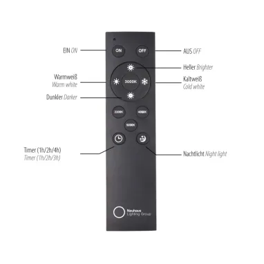 LED visilica PURE Infinity bronzana dimabilna Comfort lift PAUL NEUHAUS