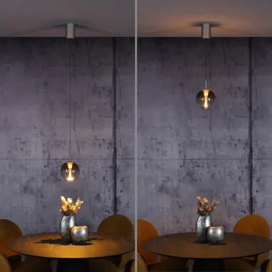 LED visilica PURE Infinity bronzana dimabilna Comfort lift PAUL NEUHAUS