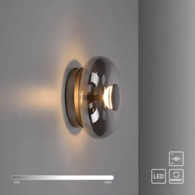 LED zidna svetiljka POSH siva sa EasyDim funkcijom PAUL NEUHAUS