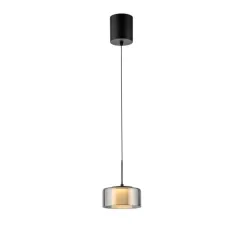 LED visilica Rika crna sa SimplyDim i Comfortlift funkcijama PAUL NEUHAUS