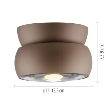 LED plafonska svetiljka PURE Move bronzana PAUL NEUHAUS