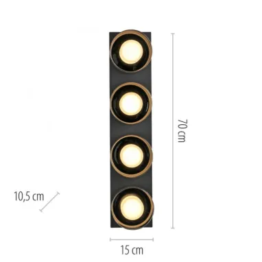 LED plafonska svetiljka Rika PAUL NEUHAUS