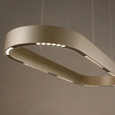 LED visilica Q-Stretto bronzana CCT PAUL NEUHAUS