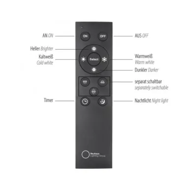 LED visilica Q-Stretto bronzana CCT PAUL NEUHAUS