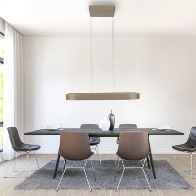 LED visilica Q-Stretto bronzana CCT PAUL NEUHAUS