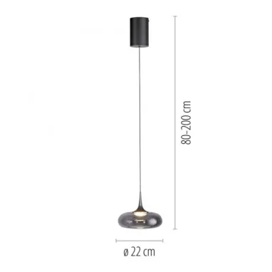 LED visilica Posh dimabilna PAUL NEUHAUS