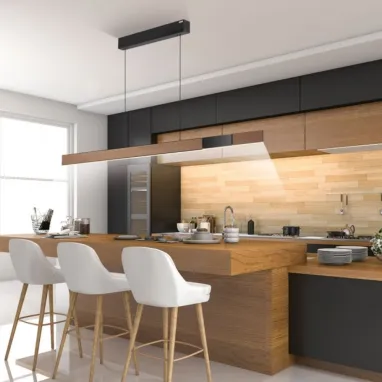 LED visilica PURE Moto-Rise Oak PAUL NEUHAUS