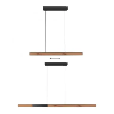 LED visilica PURE Moto-Rise Oak PAUL NEUHAUS