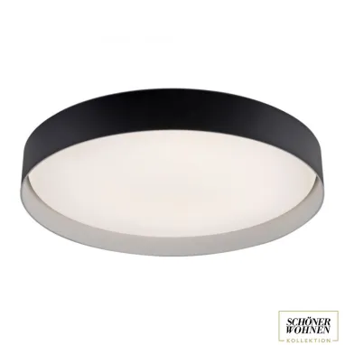 LED plafonjera sa daljinskim upravljačem Tavoli 24W CCT crna dimabilna PAUL NEUHAUS