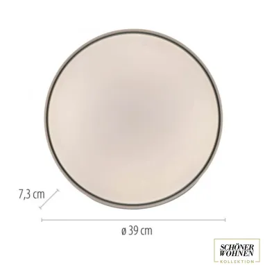 LED plafonjera sa daljinskim upravljačem Tavoli 24W CCT bela dimabilna PAUL NEUHAUS