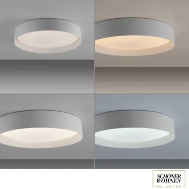 LED plafonjera sa daljinskim upravljačem Tavoli 24W CCT bela dimabilna PAUL NEUHAUS