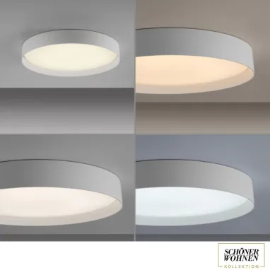 LED plafonjera sa daljinskim upravljačem Tavoli 37W CCT bela dimabilna PAUL NEUHAUS