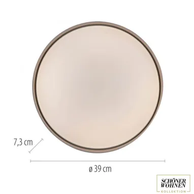 LED plafonjera sa daljinskim upravljačem Tavoli 24W CCT bež dimabilna PAUL NEUHAUS