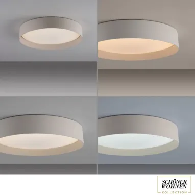 LED plafonjera sa daljinskim upravljačem Tavoli 24W CCT bež dimabilna PAUL NEUHAUS