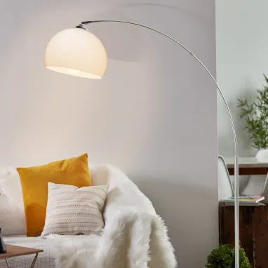 Podna lampa Vessa siva BRILLIANT