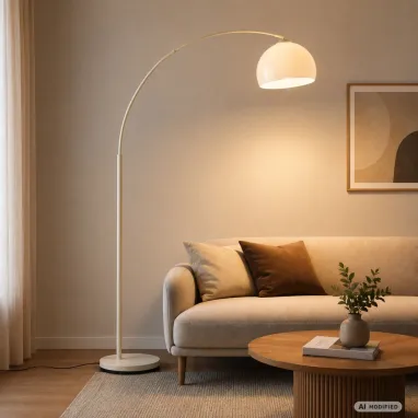 Podna lampa Vessa bež BRILLIANT