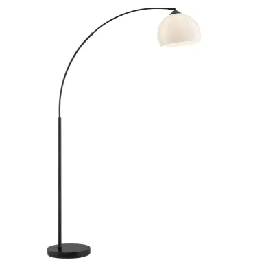 Podna lampa Vessa crna BRILLIANT