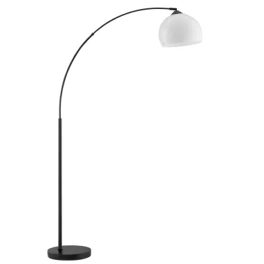 Podna lampa Vessa crna BRILLIANT