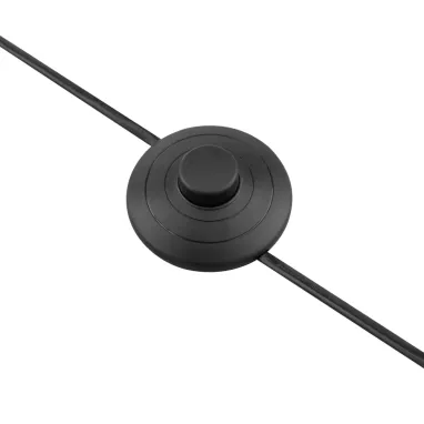 Podna lampa Vessa crna BRILLIANT
