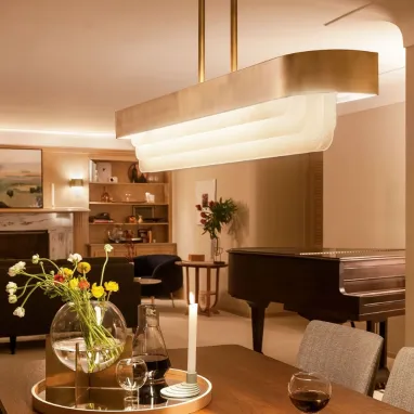 LED luster Serene mesing ELSTEAD
