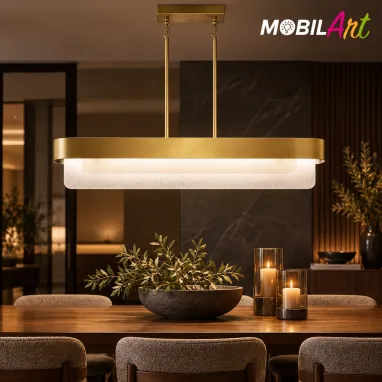 LED luster Serene mesing ELSTEAD