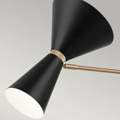 Luster Phix 4xE27 crni ELSTEAD