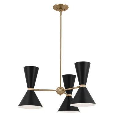 Luster Phix 6xE27 crni ELSETEAD