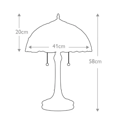 Stona lampa Larissa ELSTEAD