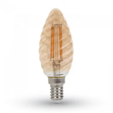 LED sijalica E14 4W 2200K sveća filament amber staklo V-TAC